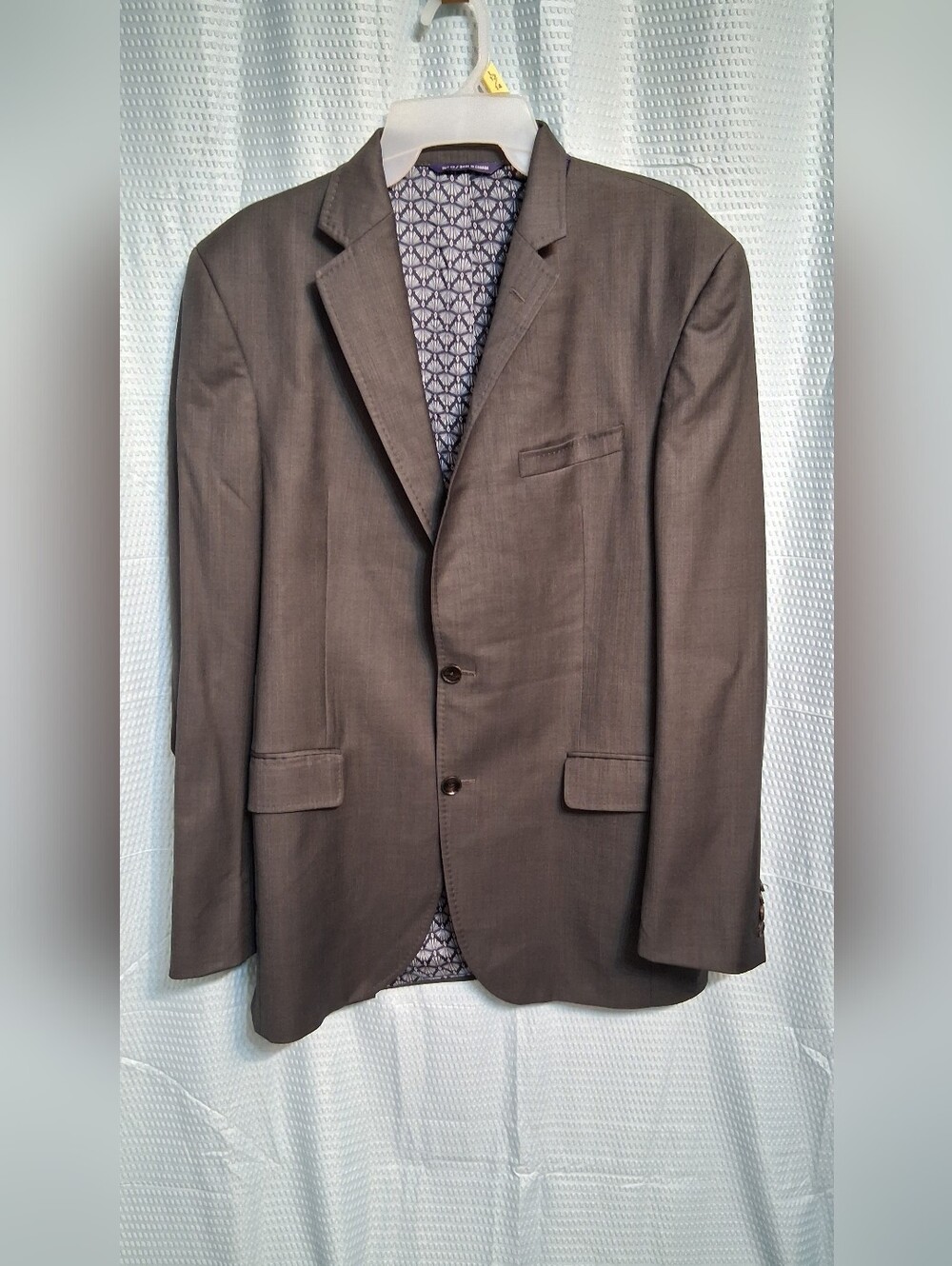 Ted Baker London Endurance Men's Charcoal Gray Two-Button Blazer